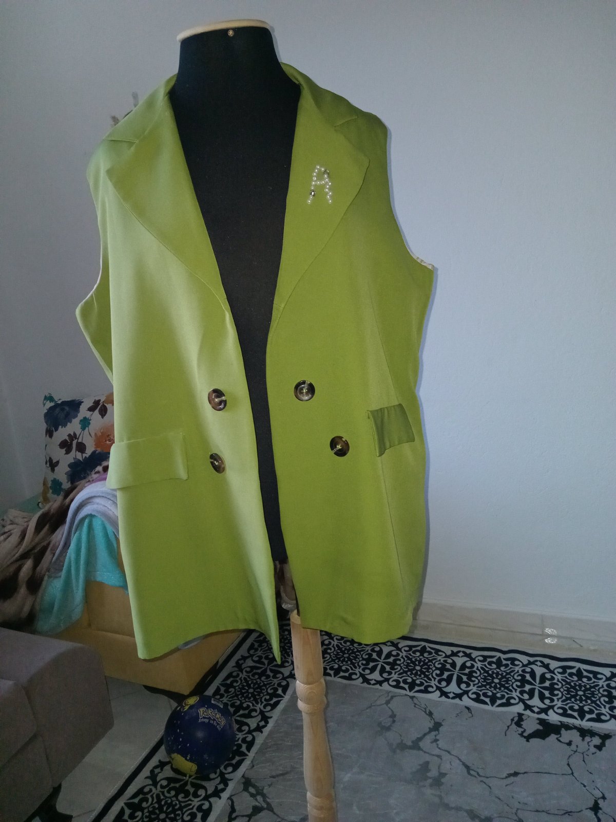 Blazer sans manche fais maîn