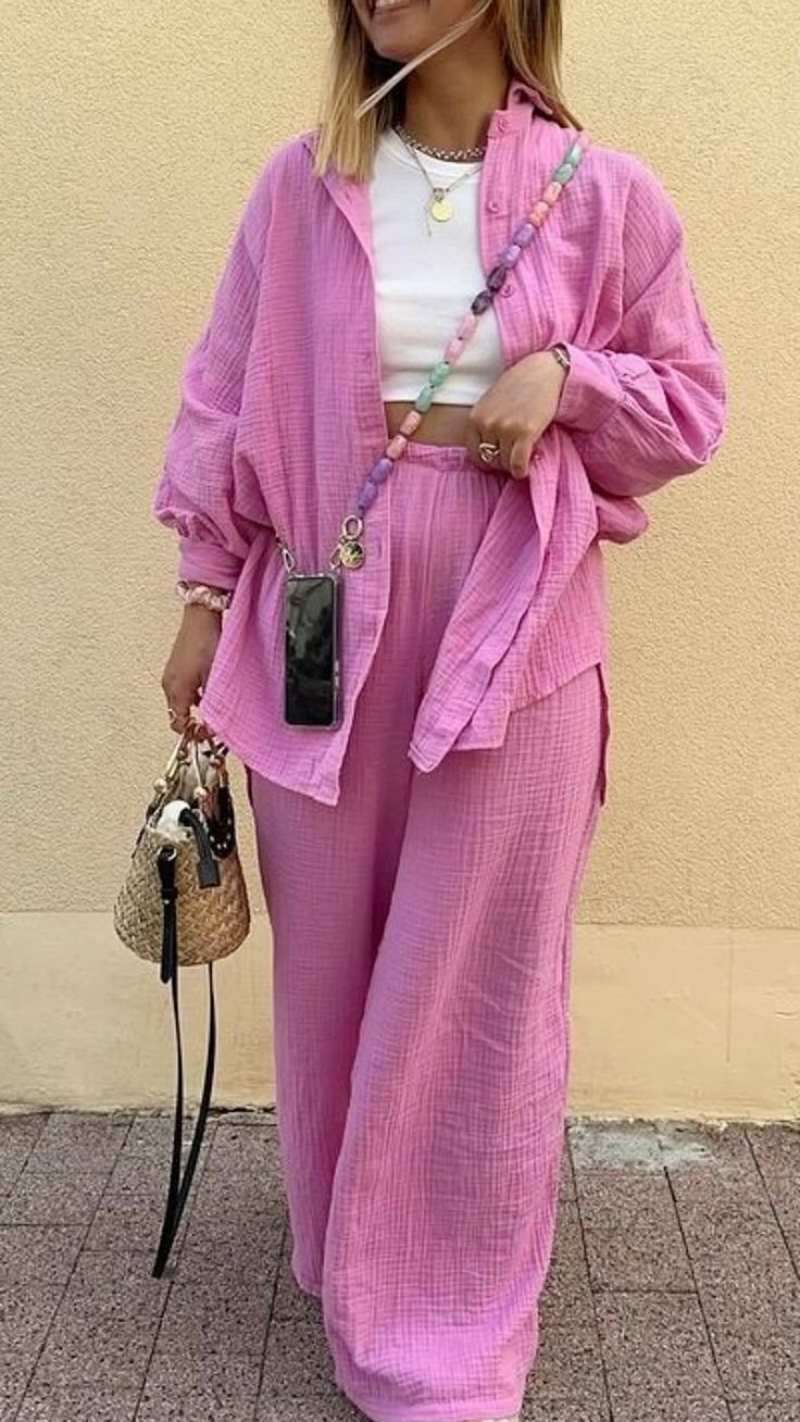 Chumise rose bonbon xl 