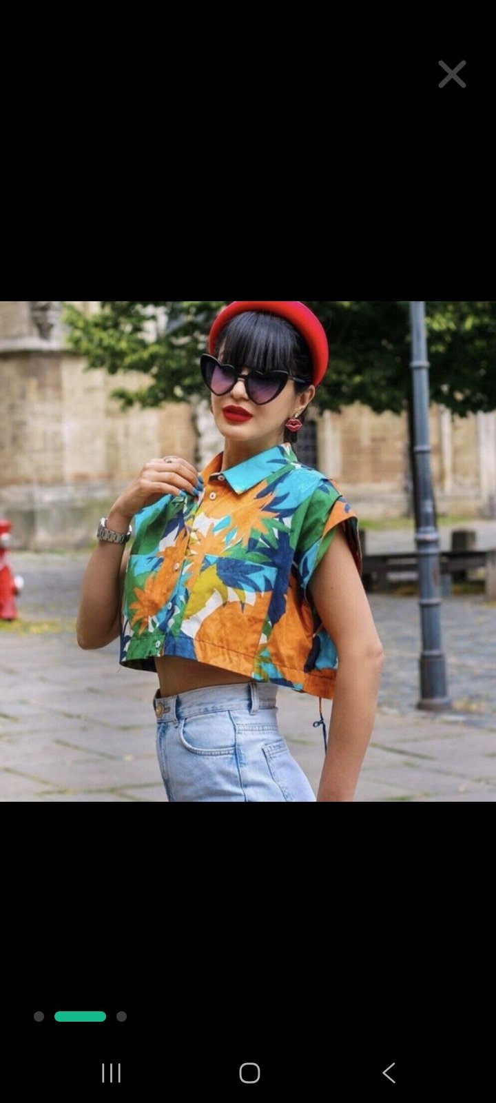 Crop top.zara