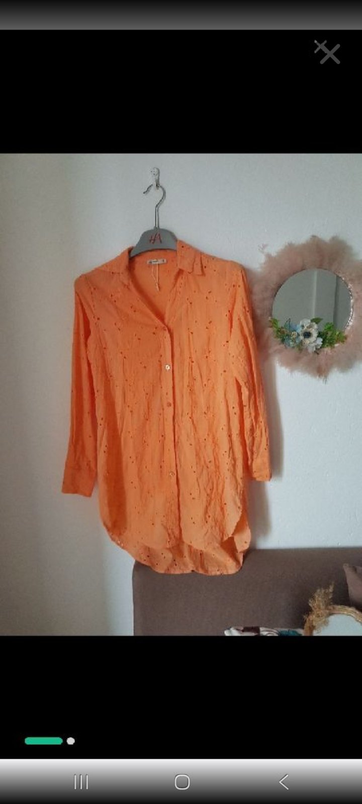 Chumise h&A broderie anglaise 