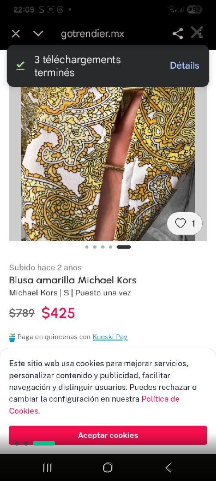 Pull Michael kors authentique 