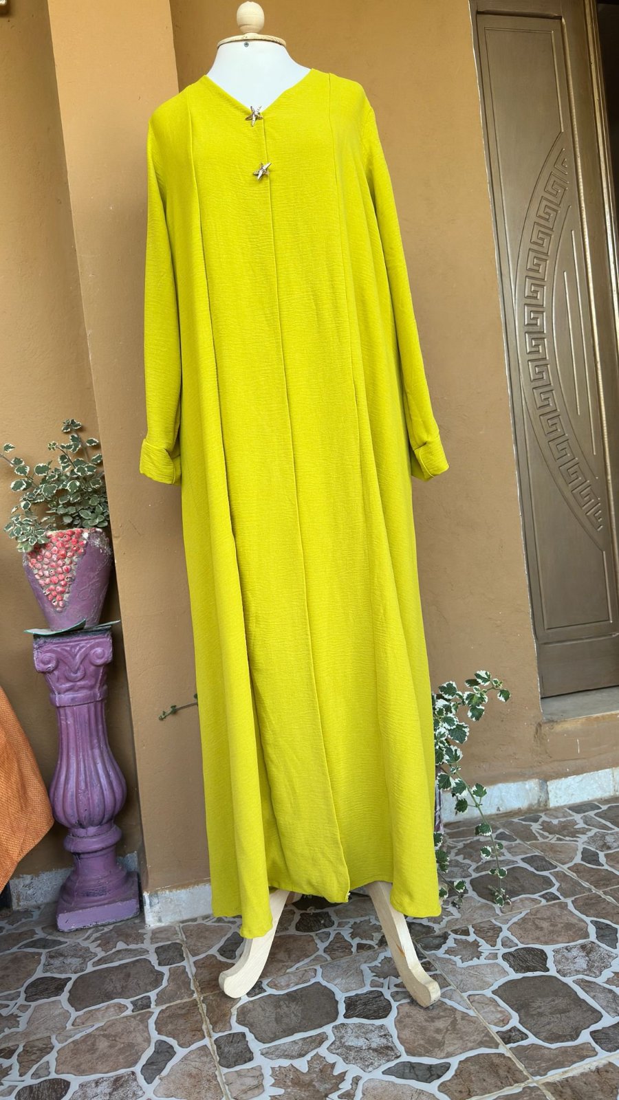 3abaya vert kioui dispo 