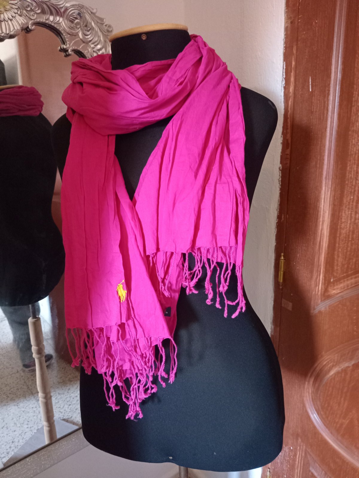 Echarp kbira Ralph lauren tessu ybarid