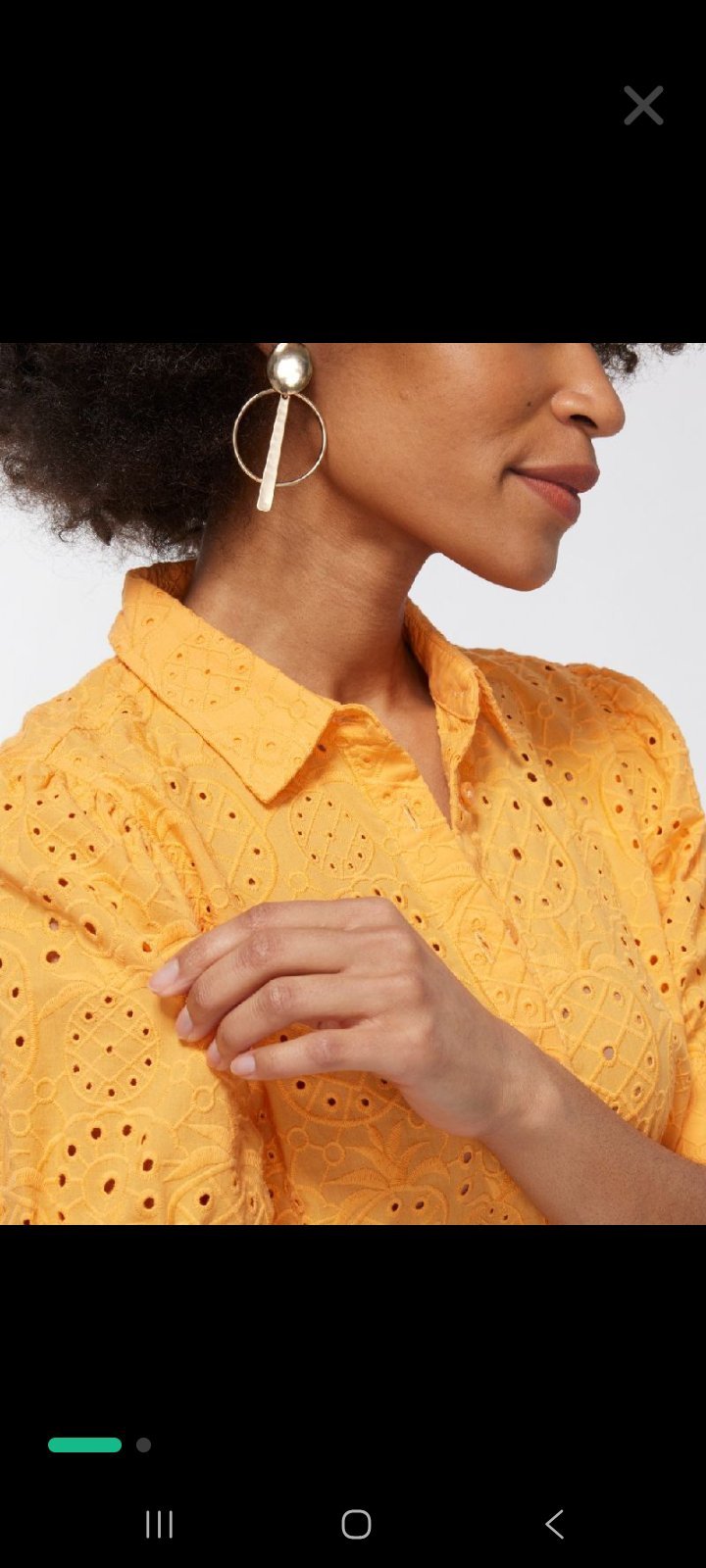 Chumise broderie anglaise HA