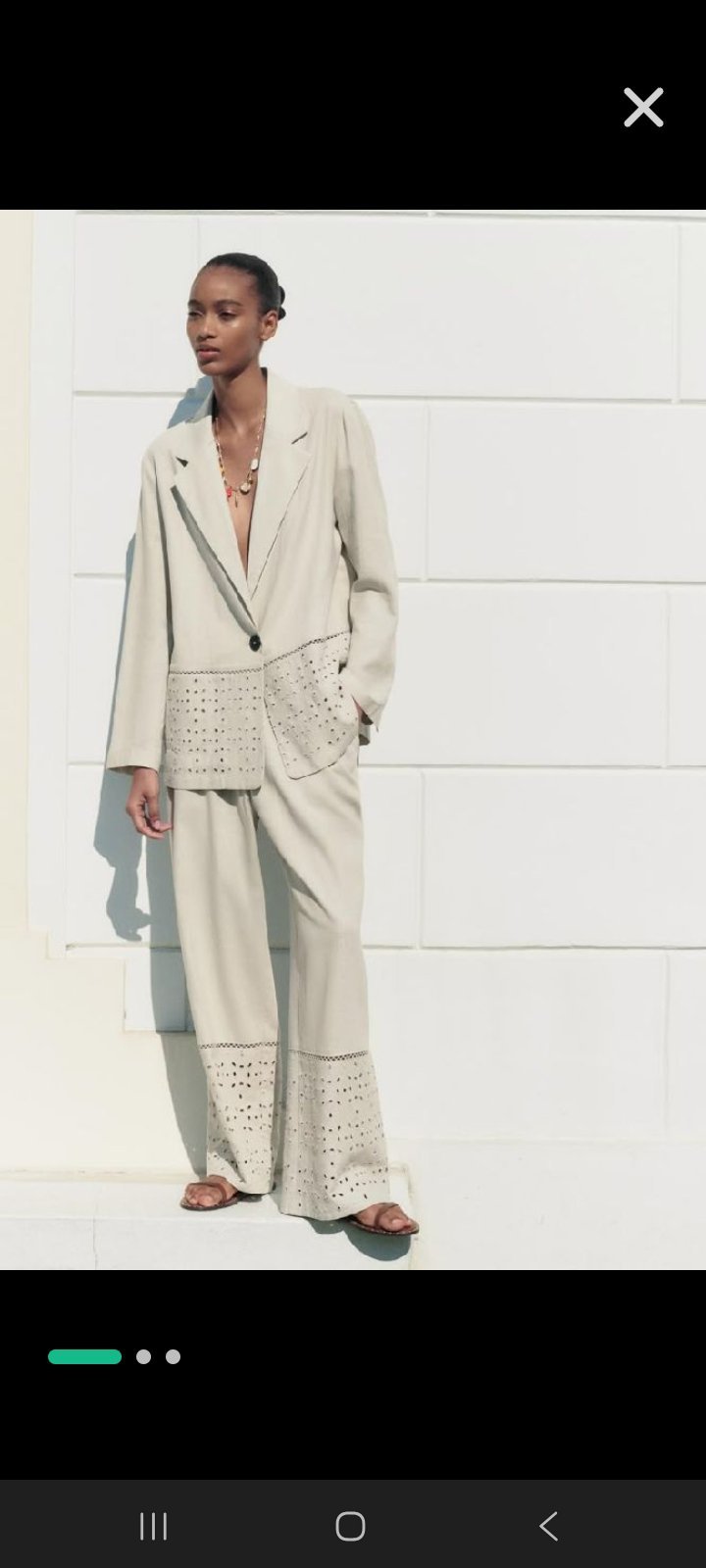 Blazer 9amraya zara novelle collection impote 
