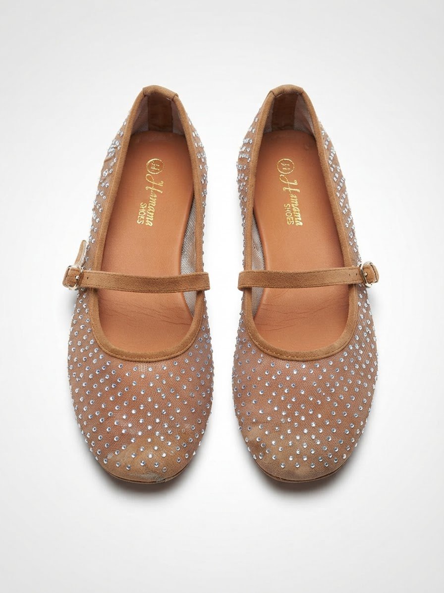 Ballerine camel bling bling 