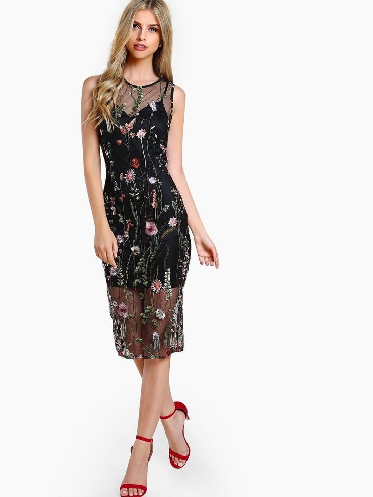Joli robe  broderie fleurie novelle collection 