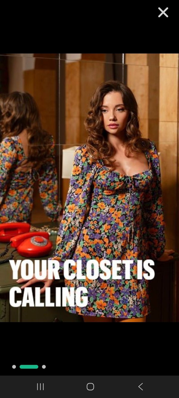 Robe bershka importé presque neuf