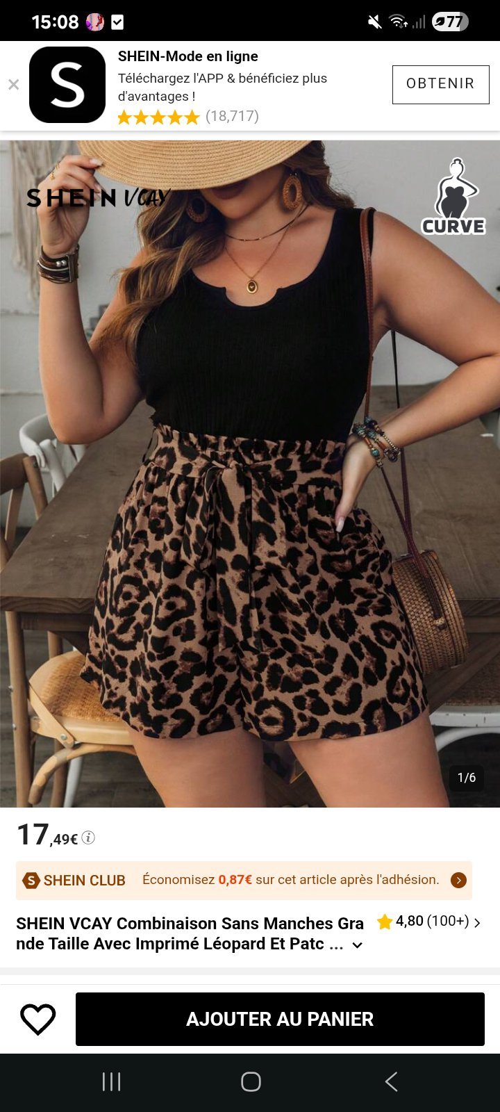 Combishort shein to9tell
