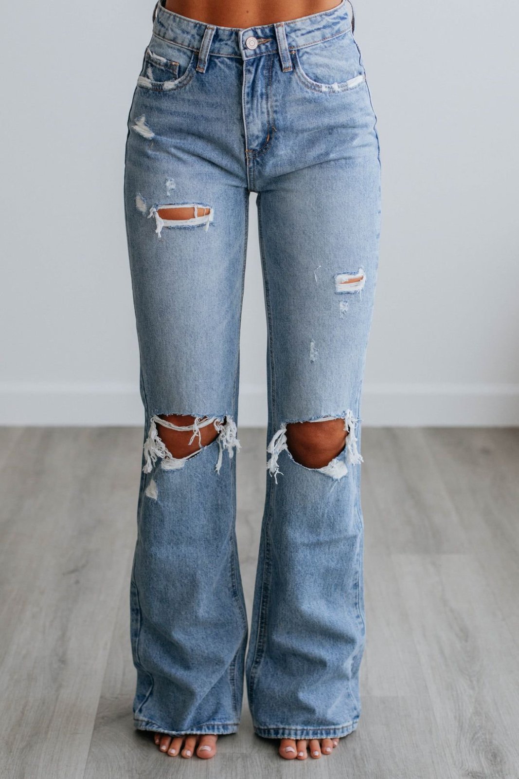 Jean Bershka – Bleu clair délavé