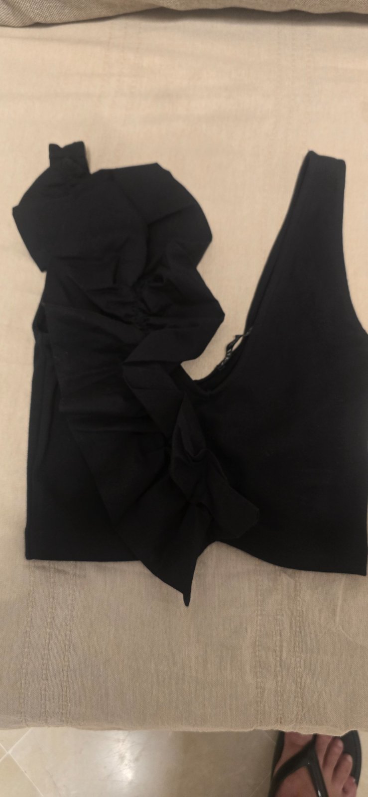 Top noir zara