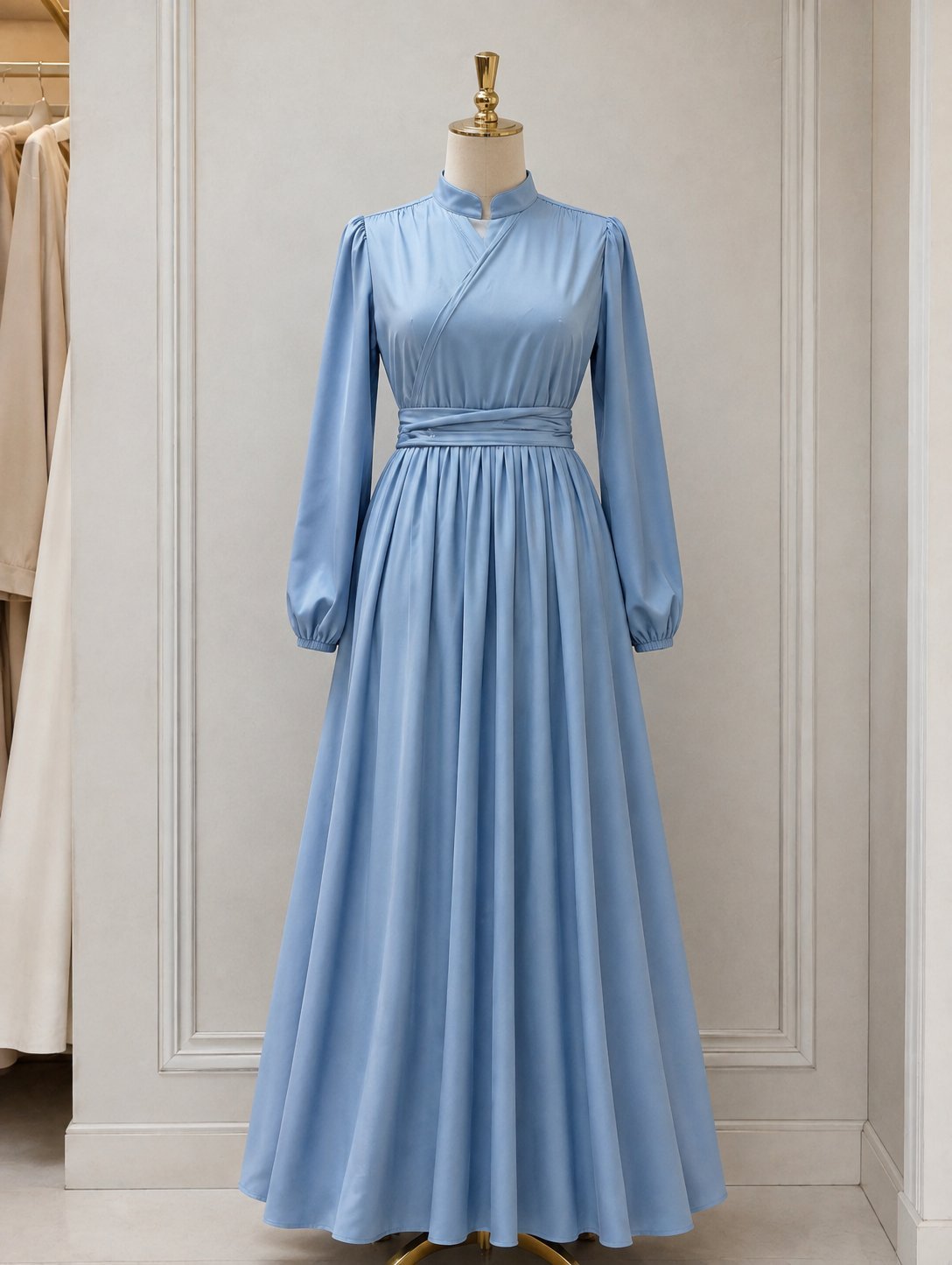 Robe effet satinée