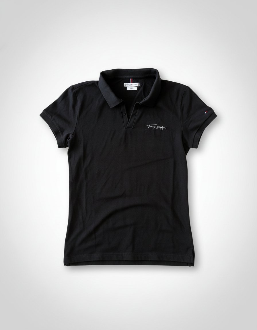 T-shirt polo bleu marine de la marque Tommy Hilfiger 