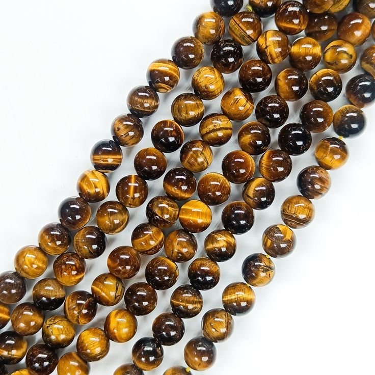 Œil de tigre / tiger's eye pierre originale sphere 