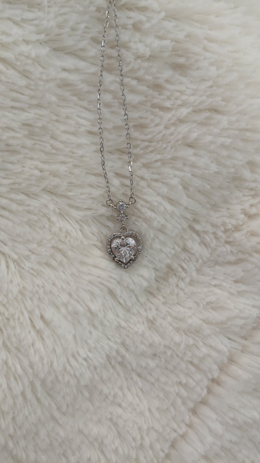 Collier cœur en argent 925