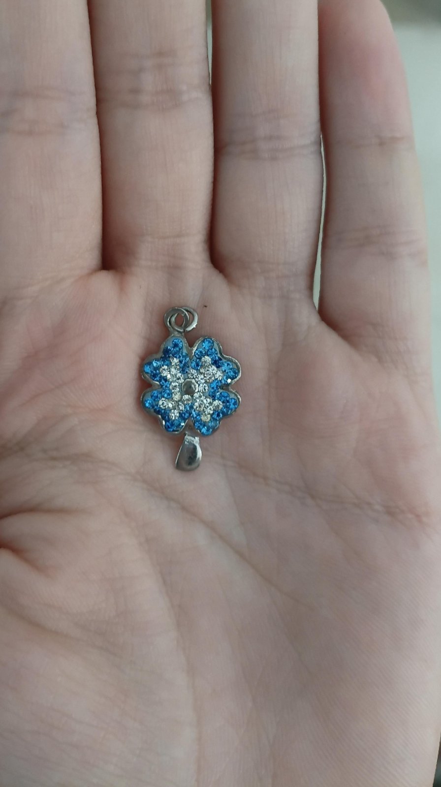 Pendentif en argent + chaine en acier inoxydable gratuite