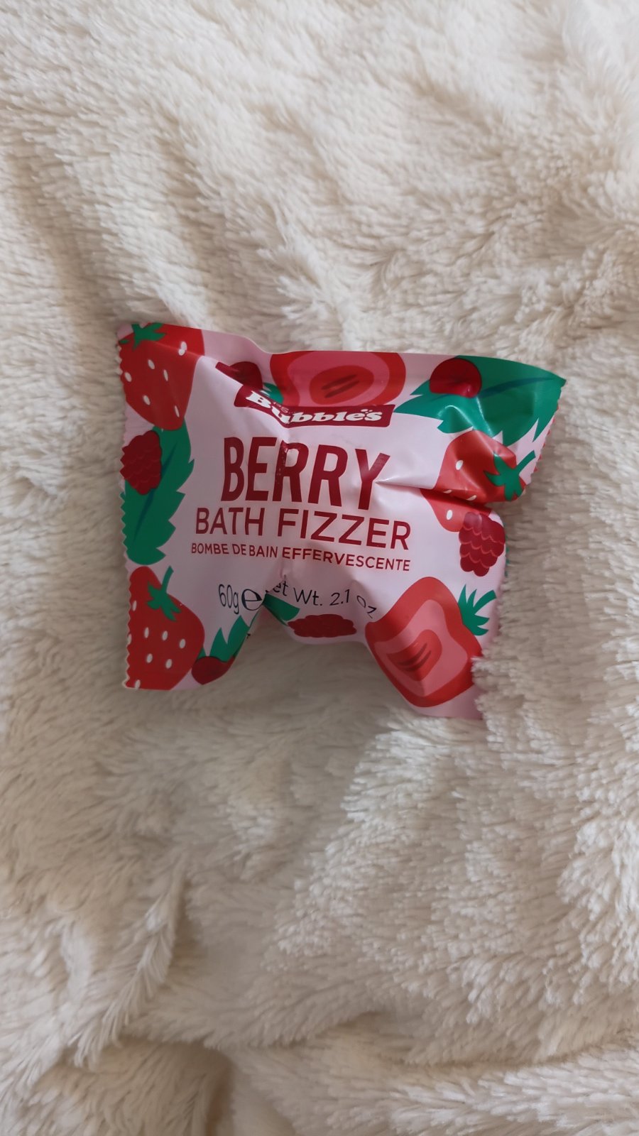 Bath bomb fruits rouges