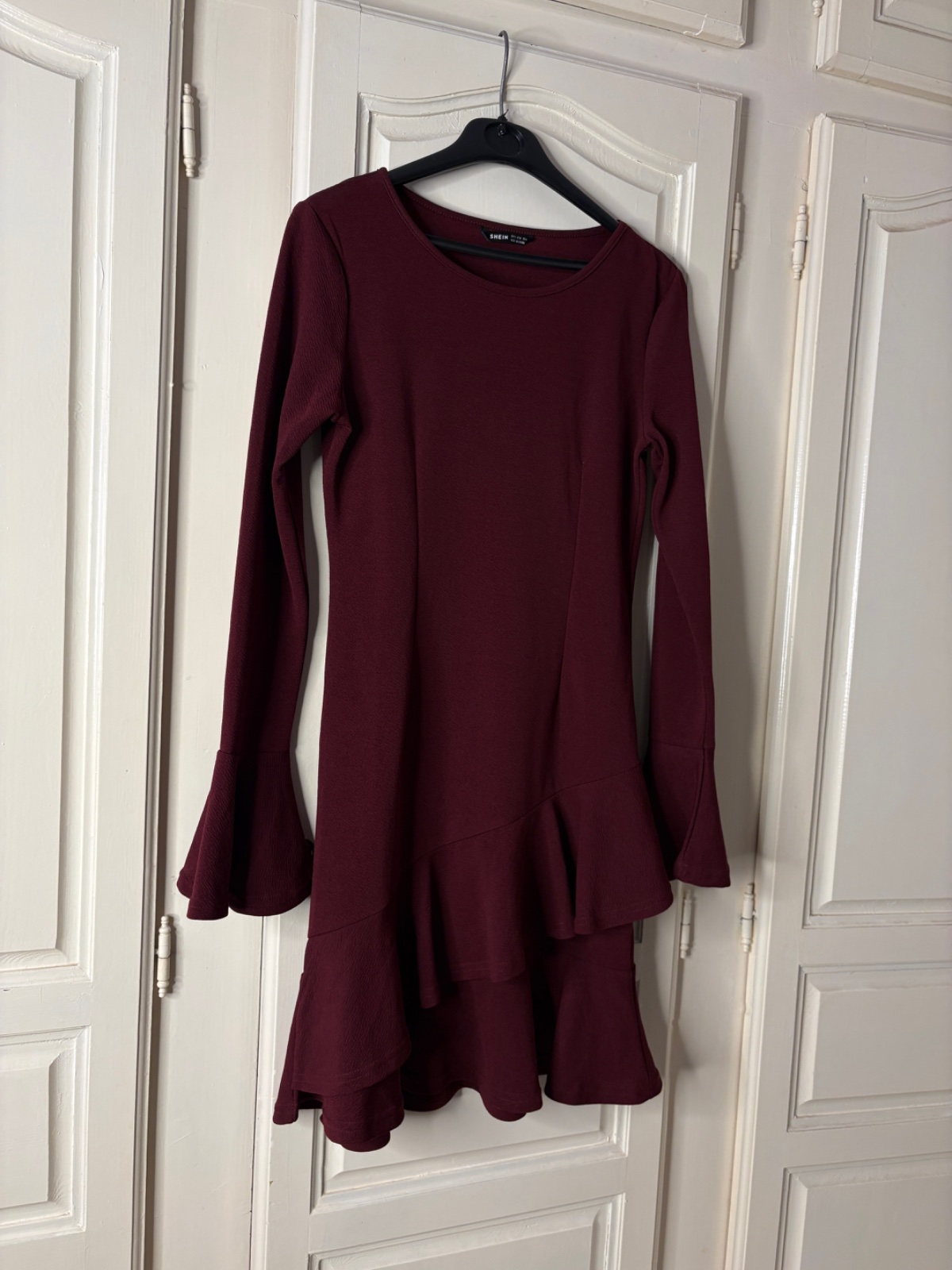 Robe shein burgundy