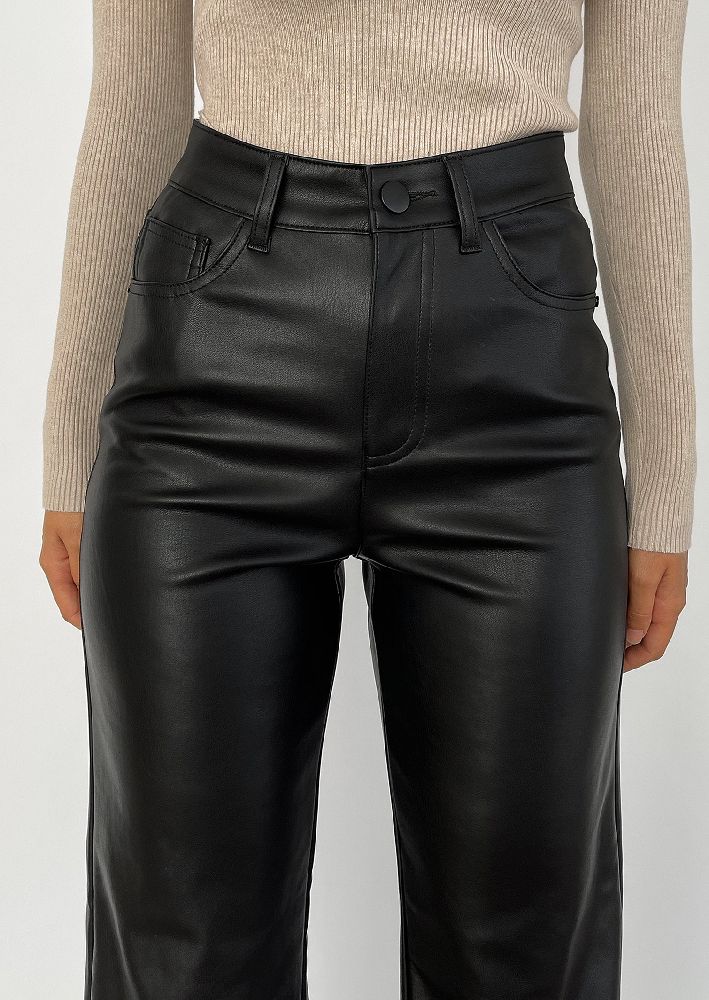 Pontalon cuir large
