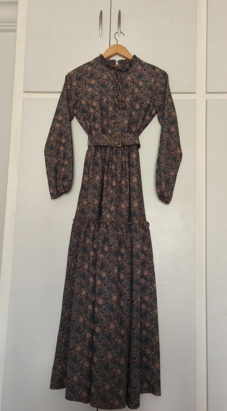 Robe longue fleurie