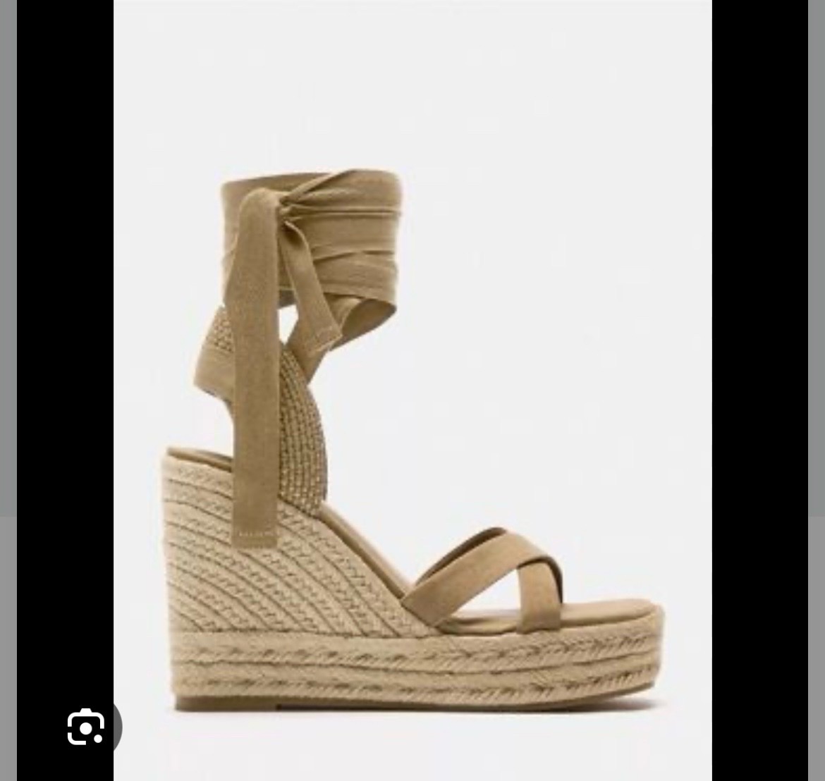 Sandales compensées zara