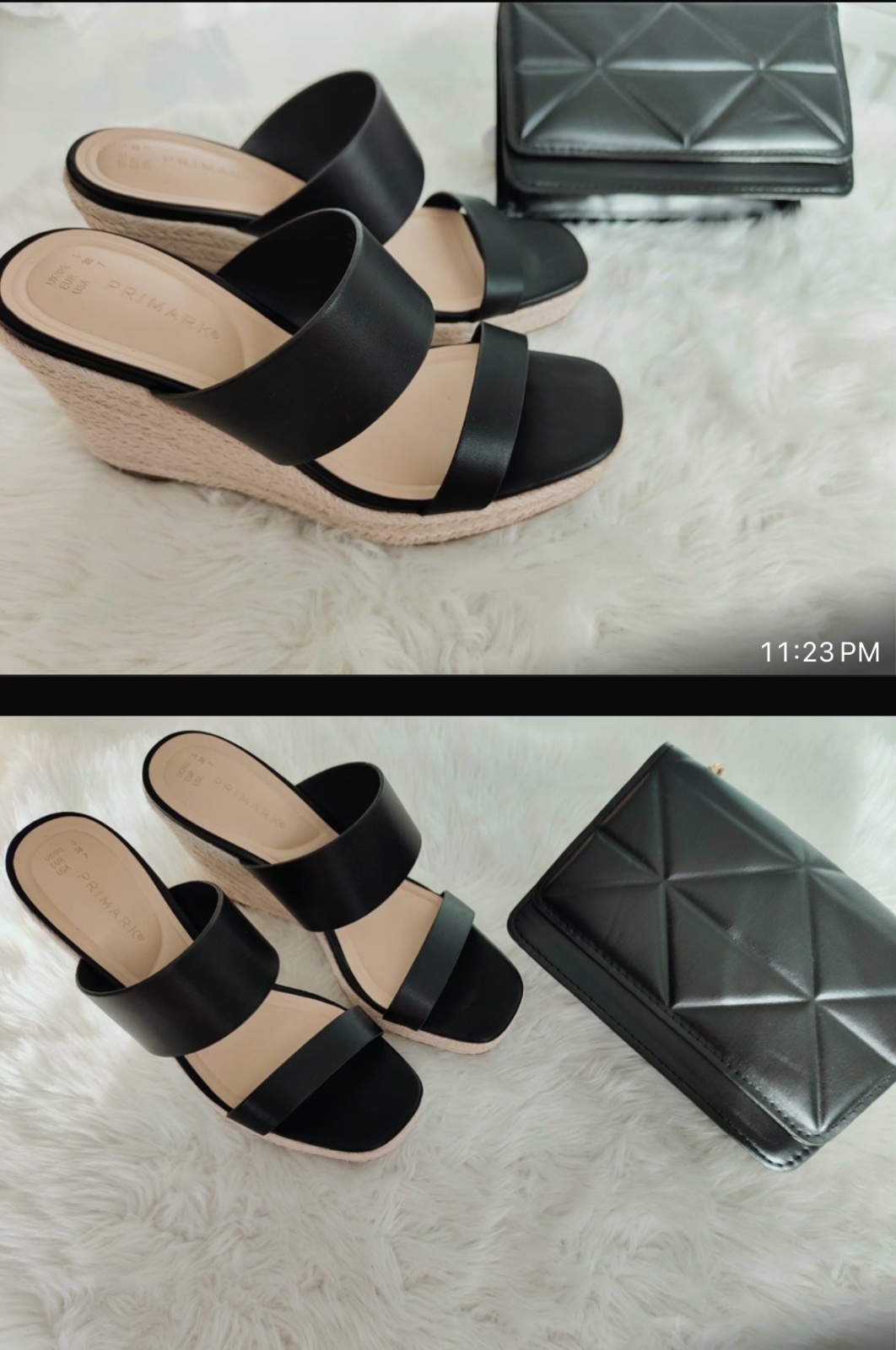 Mule compensés primark porté  deux fois