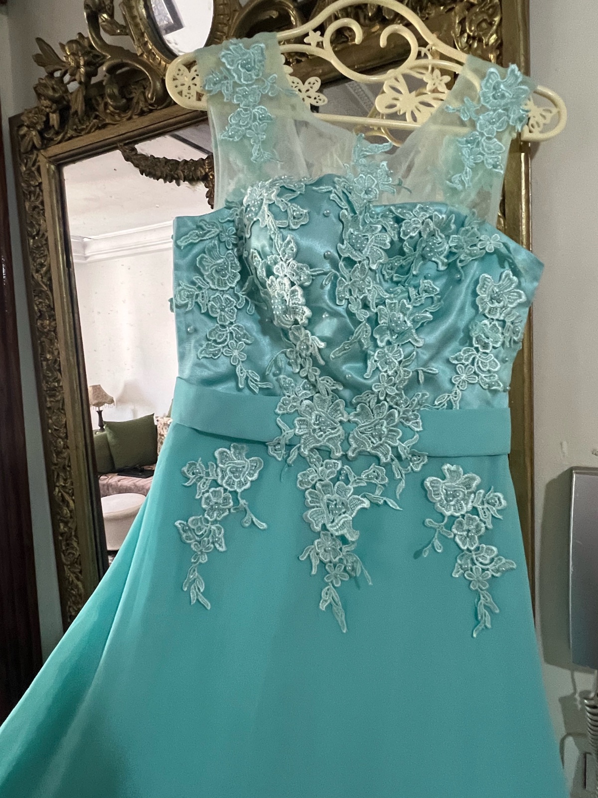 Robe bleu soiree 