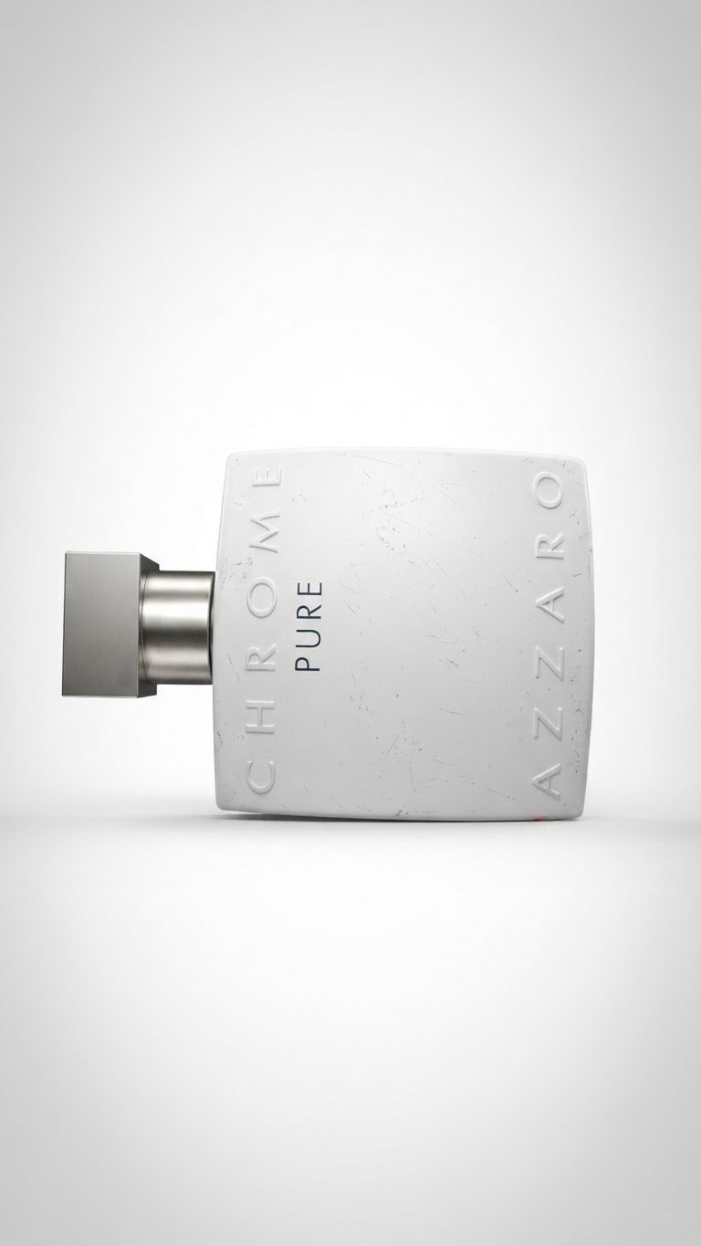 Flacon AZZARO CHROME pure originale vide 