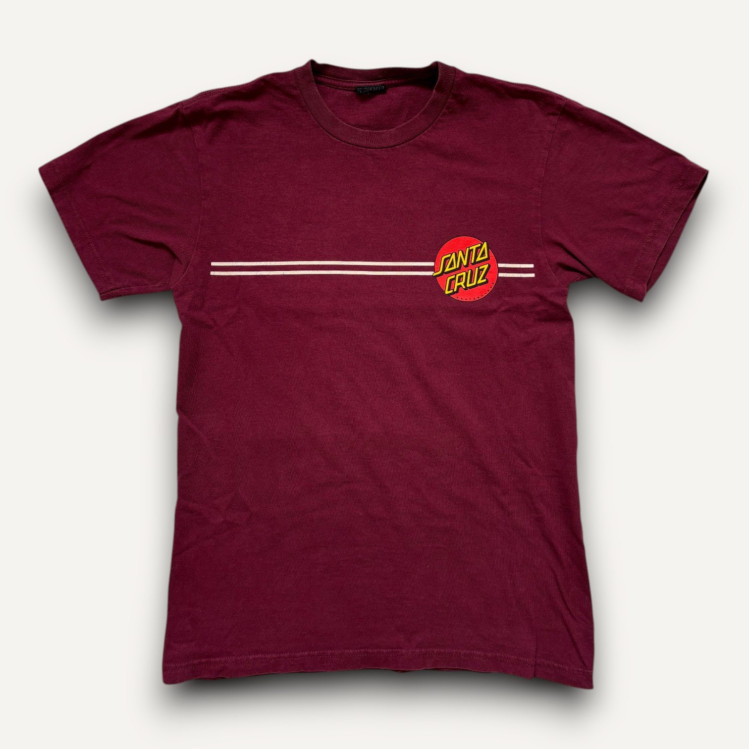 Santa Cruz Skateboards Classic Dot Logo T-shirt Maroon