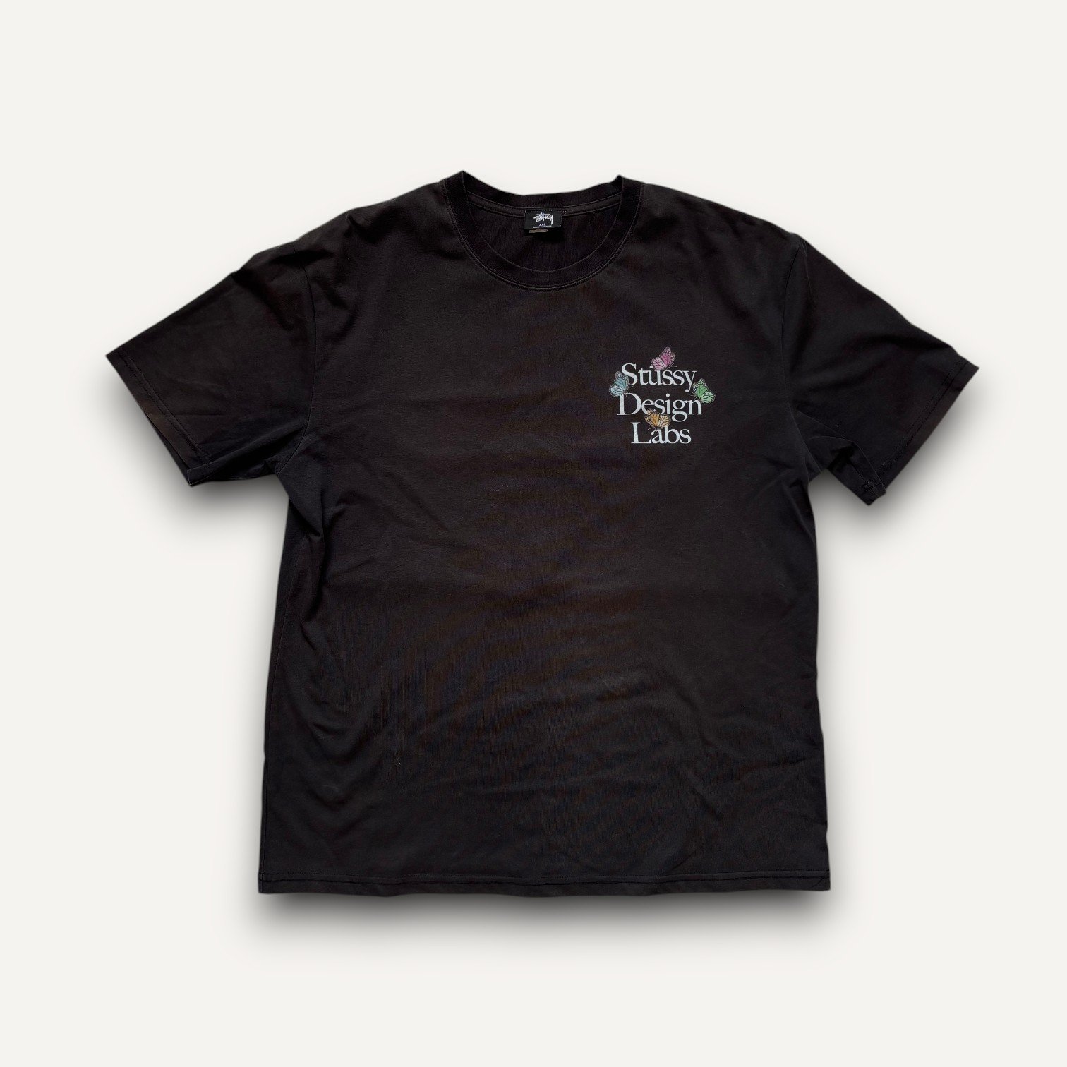 Stussy Design Labs Butterfly Graphic T-Shirt Black