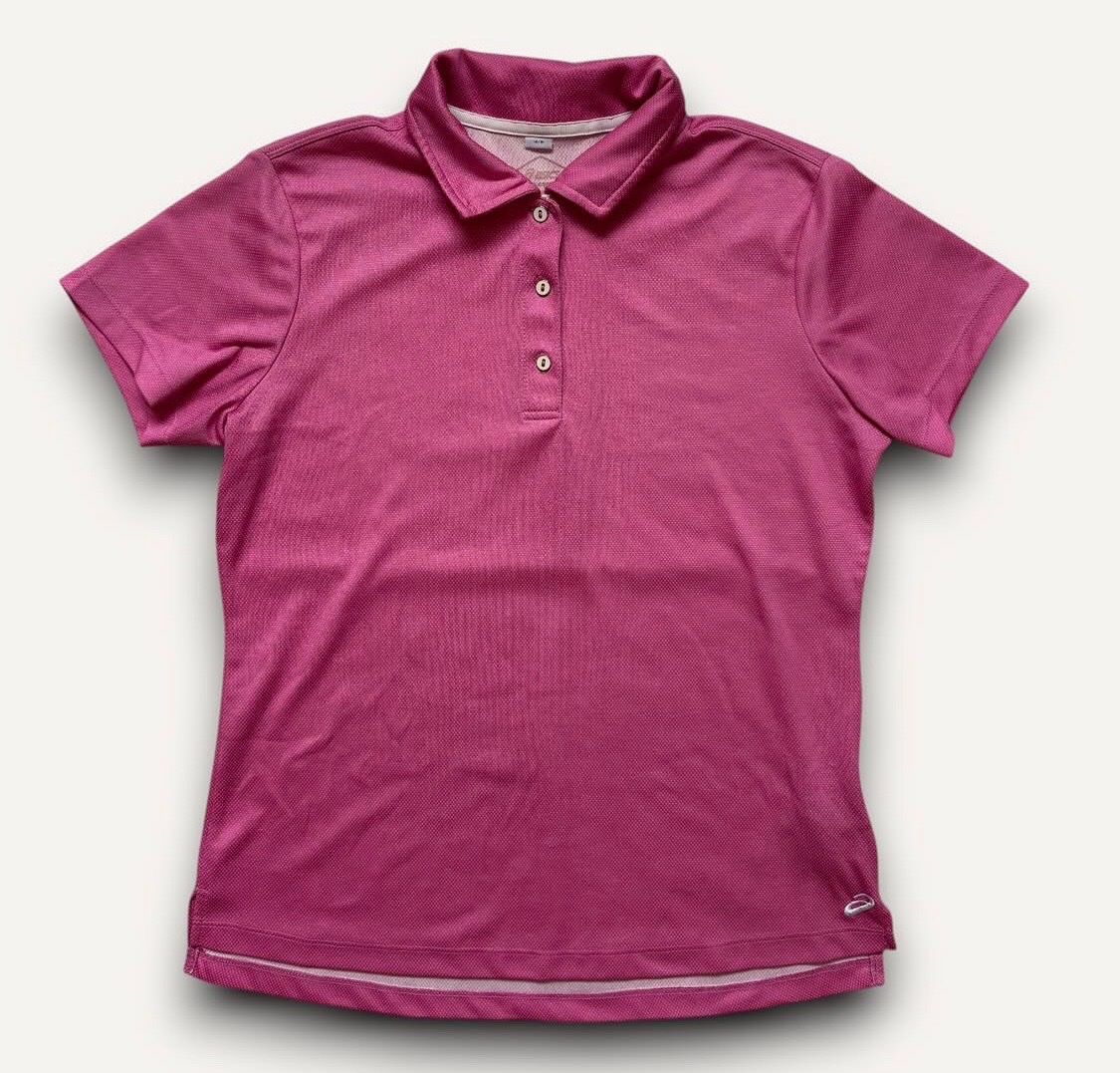 Asics Women's Pink Polo T-shirt