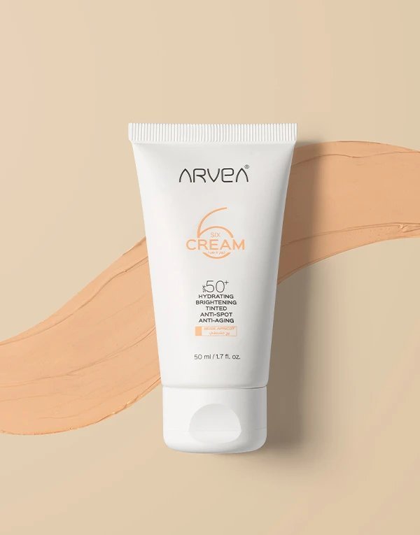 Six creme beige abricot arvea ✨