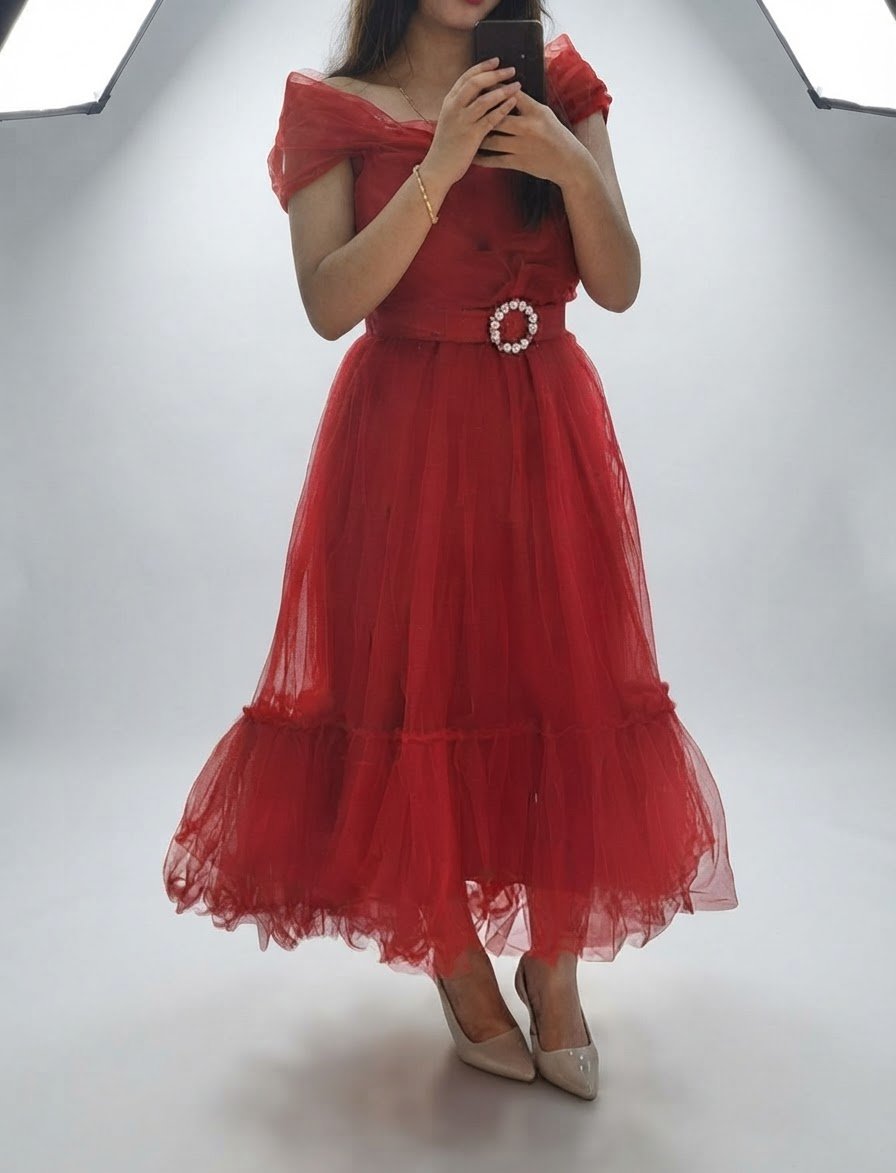 Robe soirée en tulle 