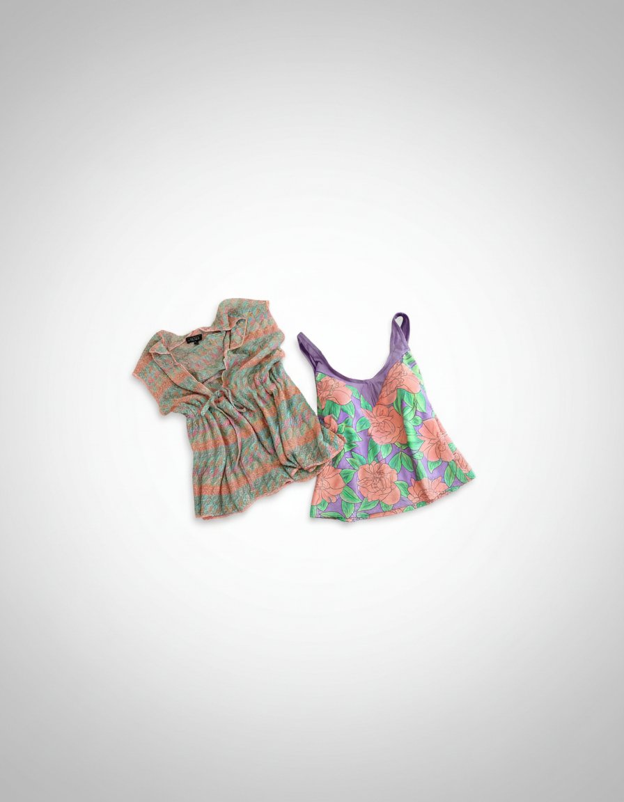 Maillot avec sa robe de plage