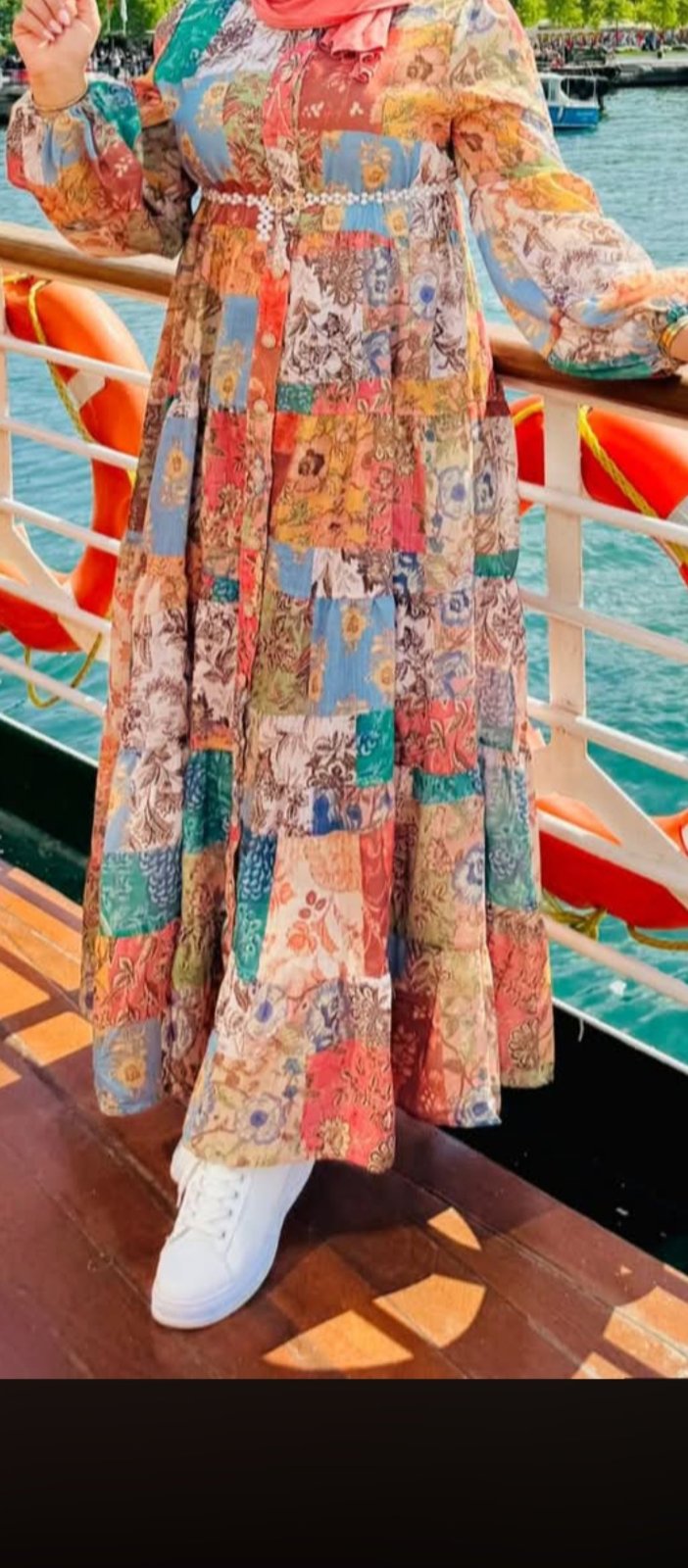 Robe multicolore 
