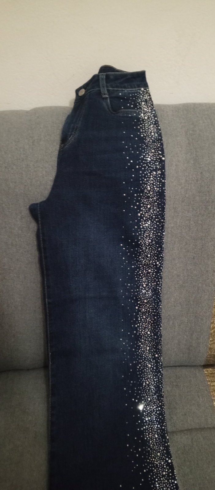 Pantalon djean strass 