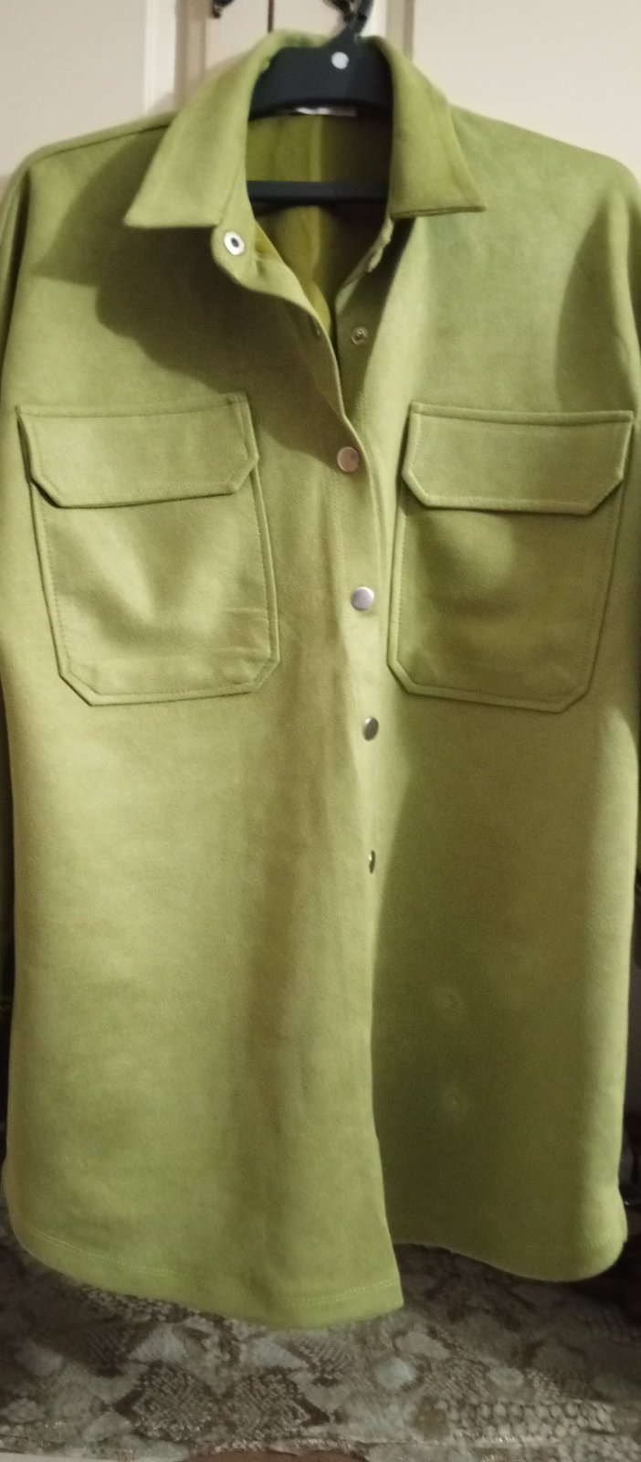 Ensemble faux dain pantalon et surchemise 