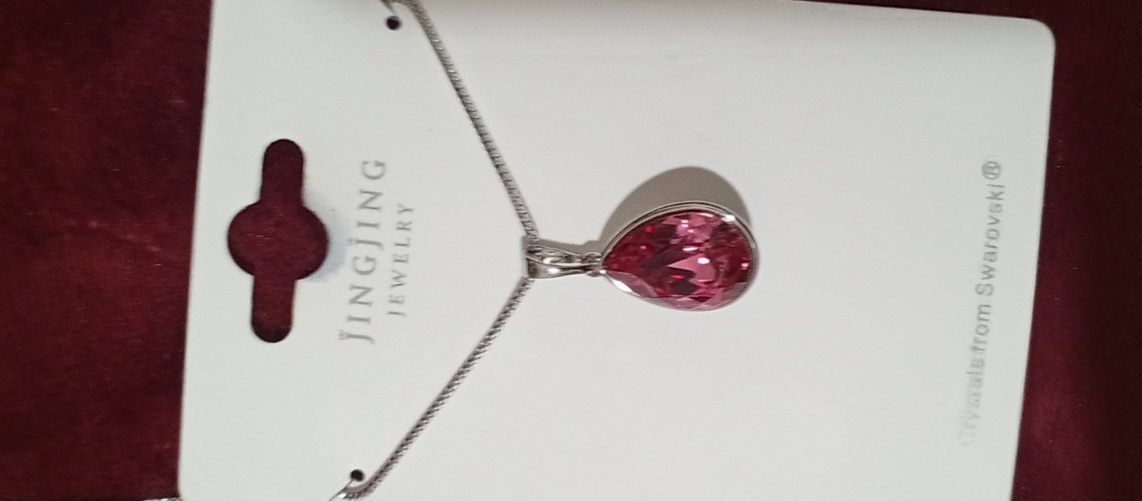 Collier crystal rose from Swarovski 