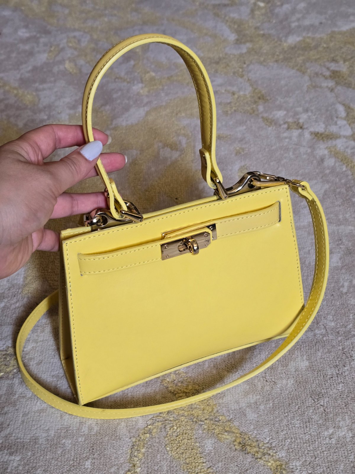 Sac à bandoulière jaune citron 💛