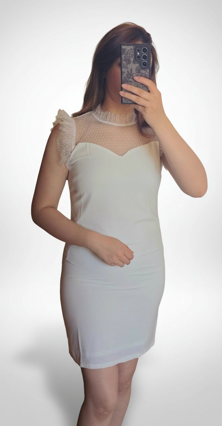 Robe blanche taille M 