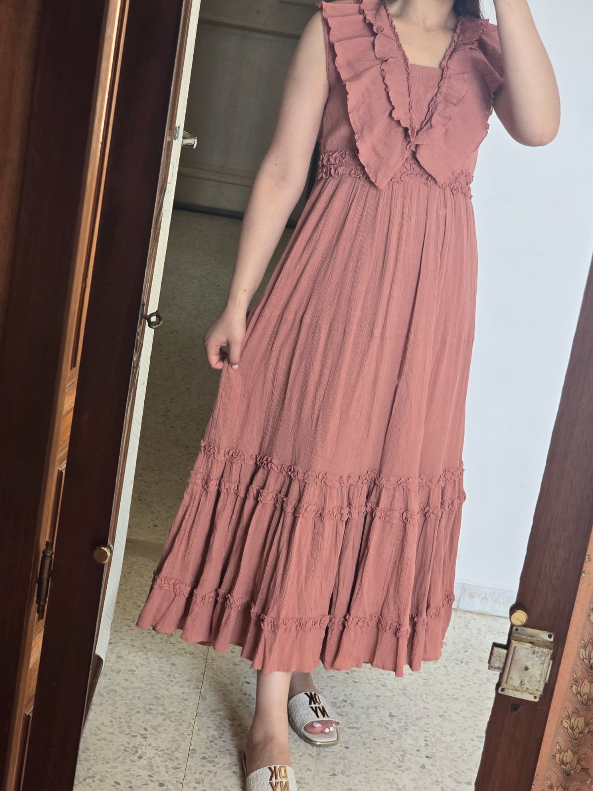 Belle robe longue taille standard 