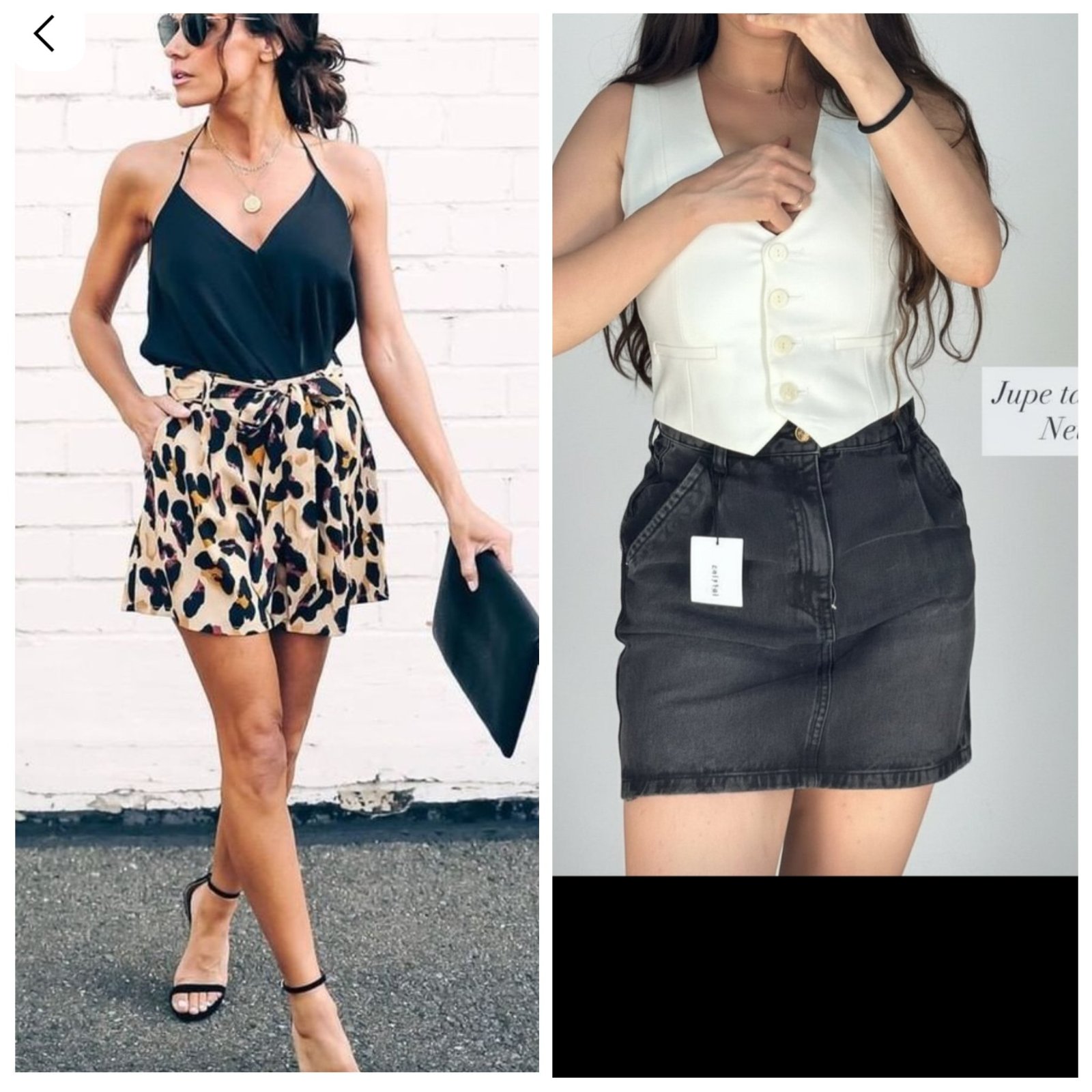 Lot de 2 jupes taille S 🖤