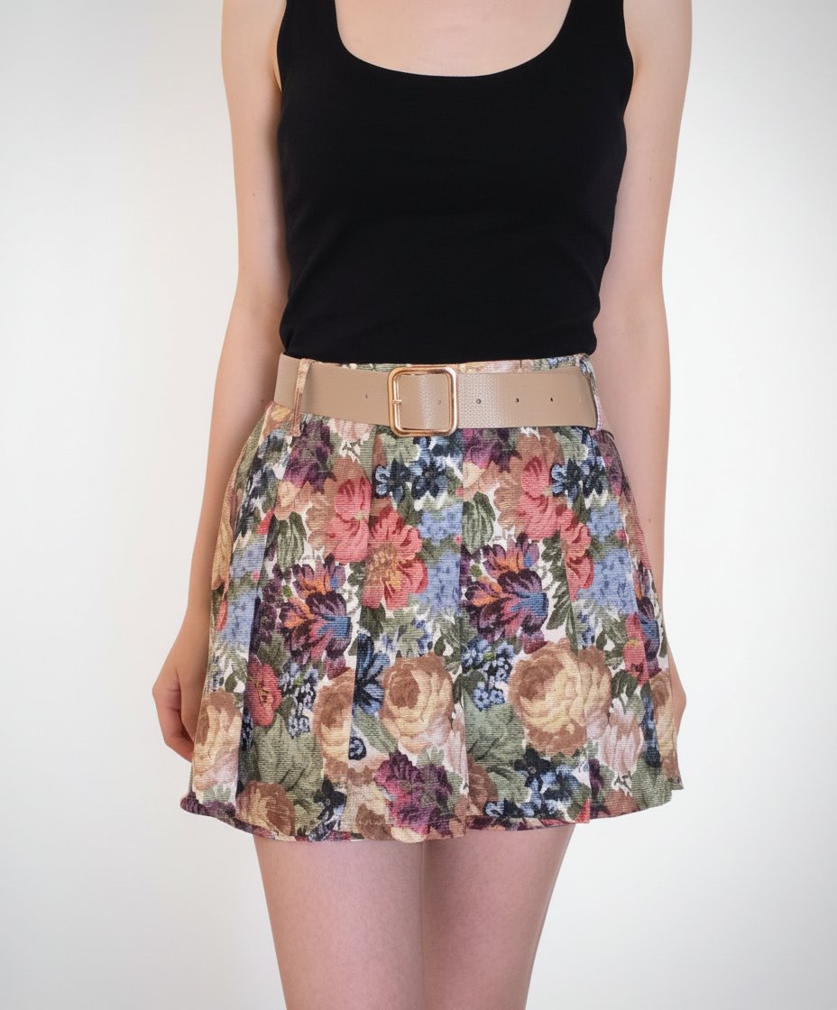 Jupe short avec ceinture 💐