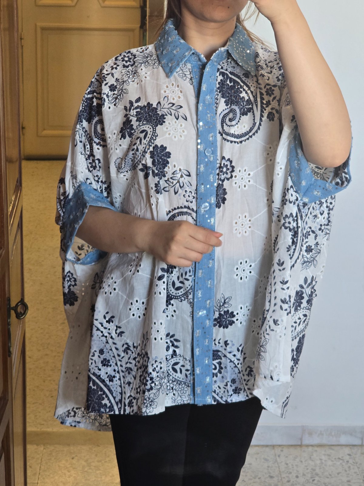 Chemise grande taille 🩵
