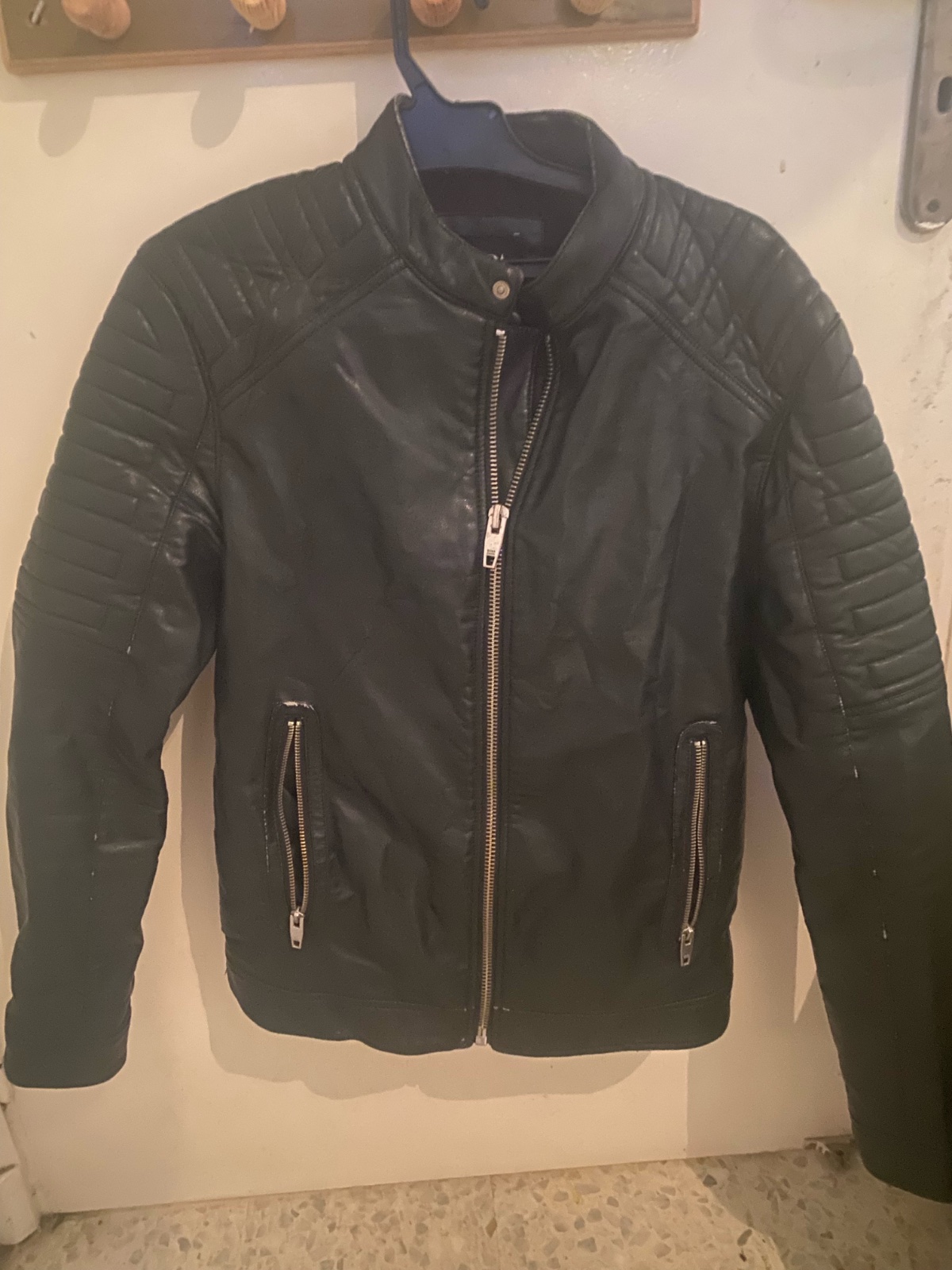 Veste cuire