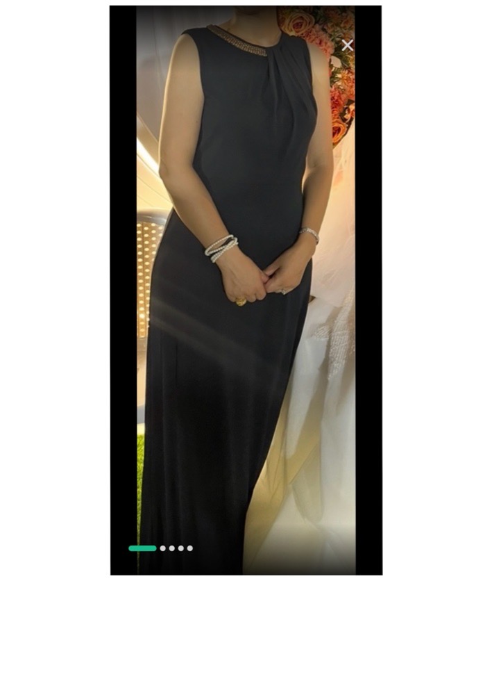 Robe noire soiree mango