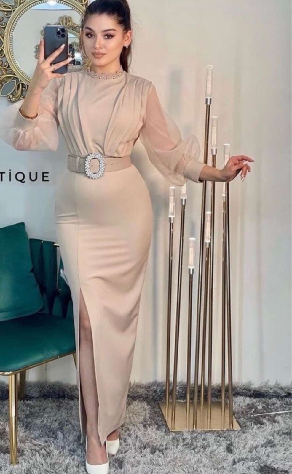 Robe soiree avec etiquette