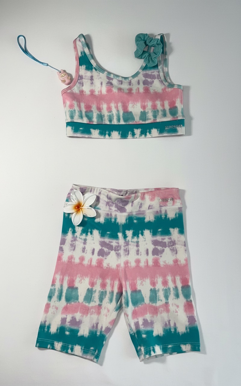 Ensemble sport tie-dye Lefties – Tendance & confortable 💖