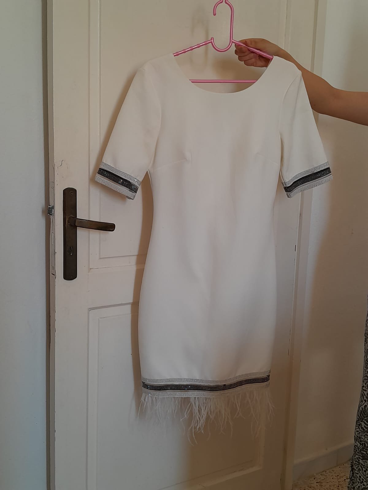 Robe blanche courte 
