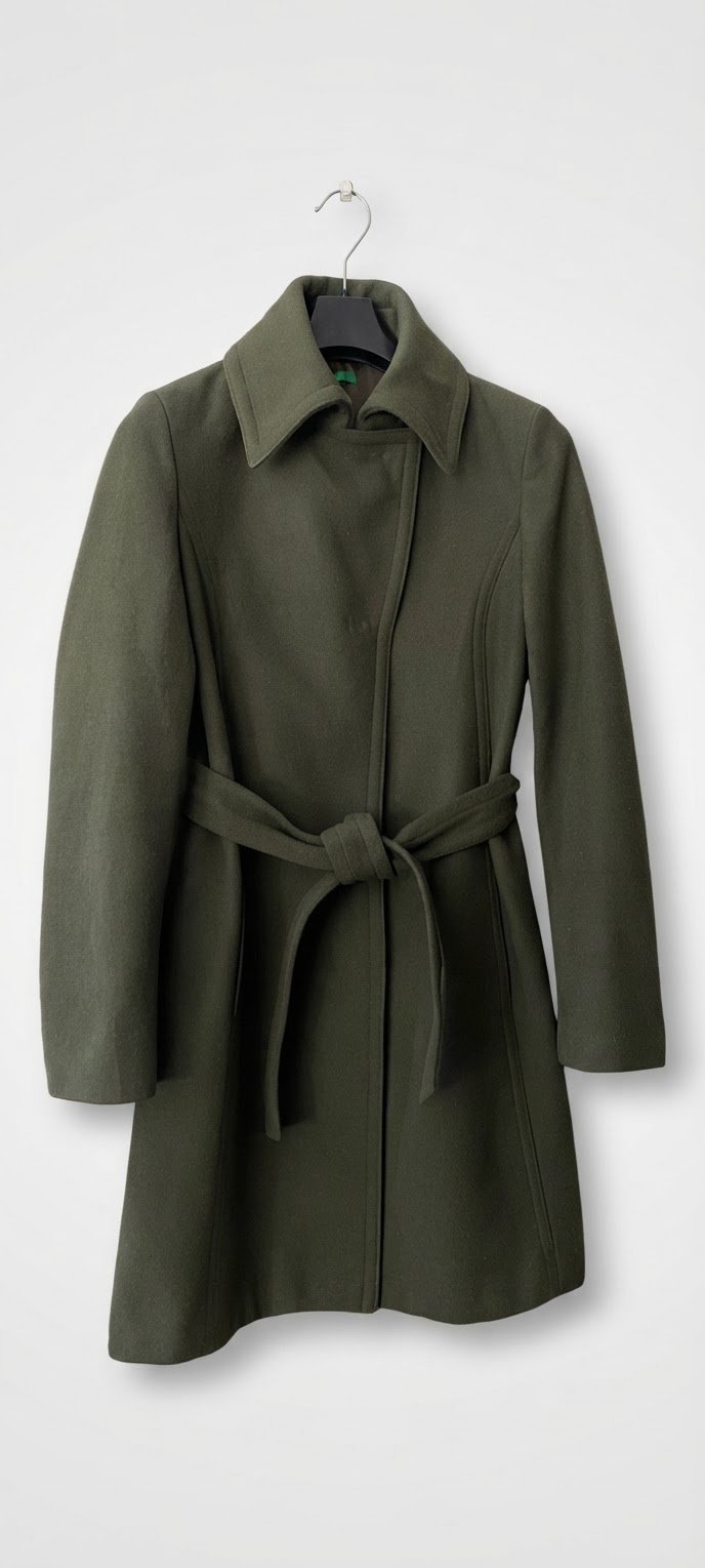 LAINE 80%☘️ BENETTON ☘️ taille 44 italien Passe pour un S/M
